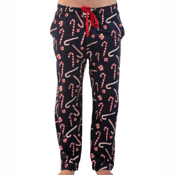Lazy One men's size large L Candy Cane Christmas morning holiday pajama pj pants - Picture 1 of 12